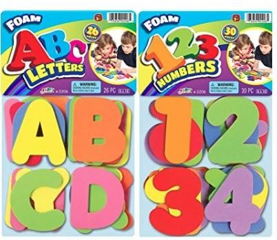 ABC Foam Letters And Numbers – Oasis Supply Company