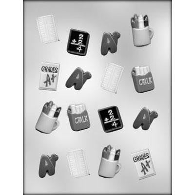 School Assortment Chocolate Mold A