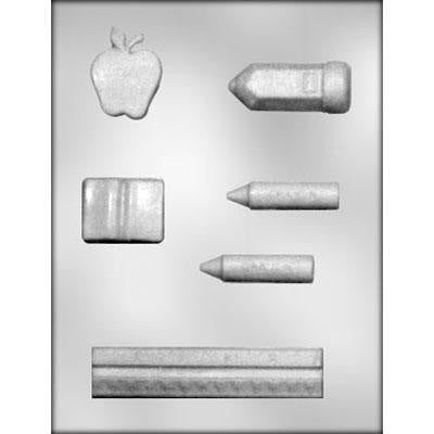 School Assortment Chocolate Mold B