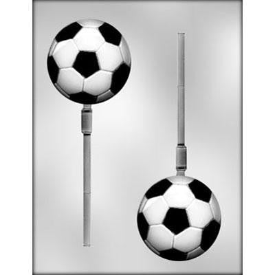 Soccer 3" Sucker Chocolate Mold