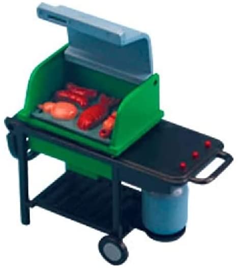 Barbecue Grill with Hamburger and Hotdog Picks Kit