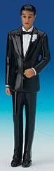 Groom  (Or Usher)- Black Coat - African American - 12 count