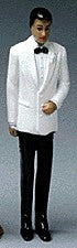 Groom (Or Usher)- White Coat - African American - 12 count