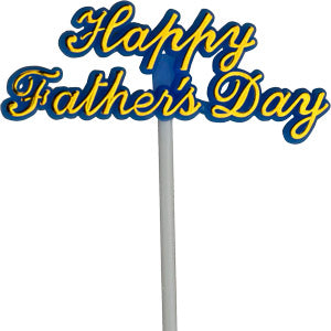 Happy Father's Day Pick. 2.5" - 12 or 72 count