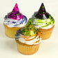 Mini Witch Hat - Assorted Colors - Cupcake Topper - 72 Count