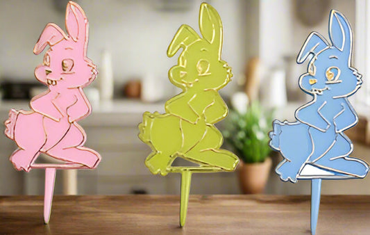 Assorted Rabbit Picks - 2-1/2" high