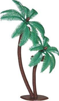 miniature coconut palm tree Oasis Supply Twin Coconut Palm Trees Cake Decorating Pick, 4-Inch, 12-Pack