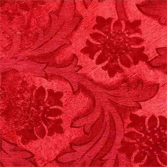 Red Embossed Florist Foil Wrap, 20" x 30'