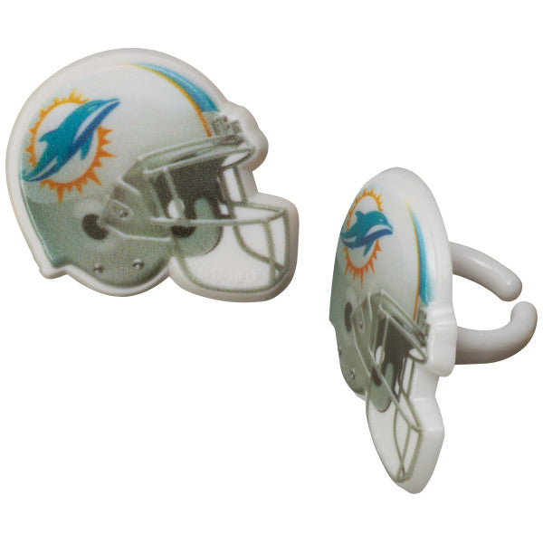 NFL Team Helmet Cupcake Rings - 144 ct