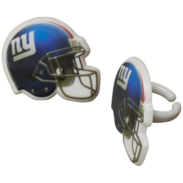 NFL Team Helmet Cupcake Rings - 144 ct