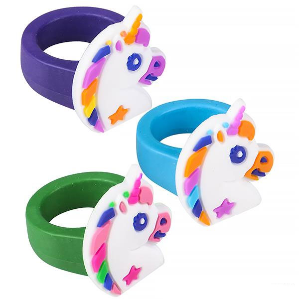 1" UNICORN RUBBER RINGS / 36 pack