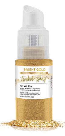 Tinker Dust Edible Glitter Spray Pump Bottle- Bright Gold – Oasis Supply  Company