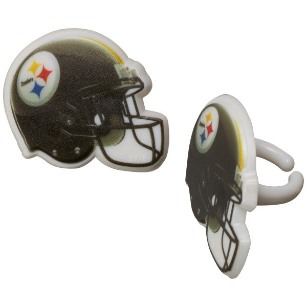 NFL Team Helmet Cupcake Rings - 144 ct