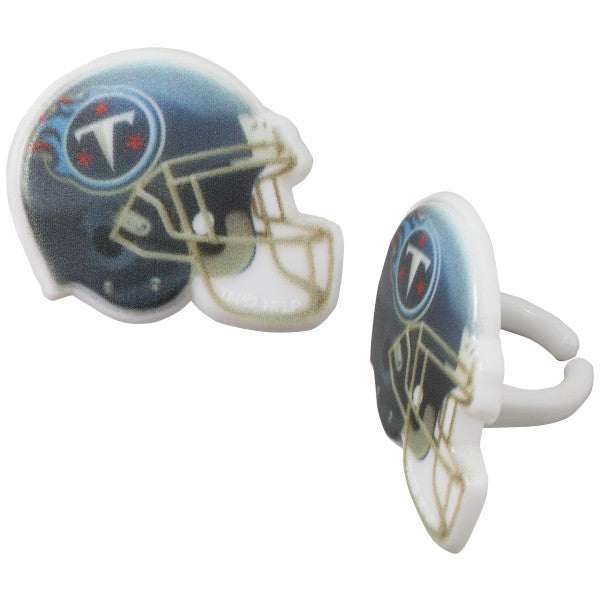 NFL Team Helmet Cupcake Rings - 144 ct