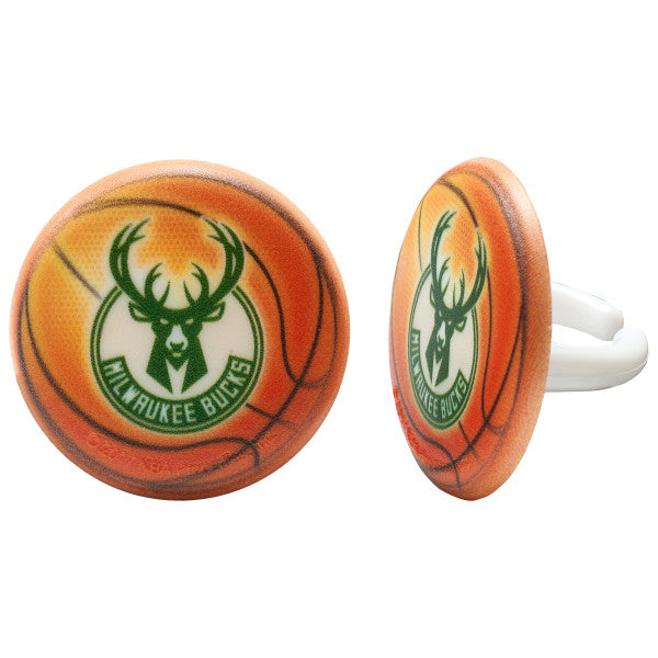 NBA Team Basketball Cupcake Rings - 144 ct