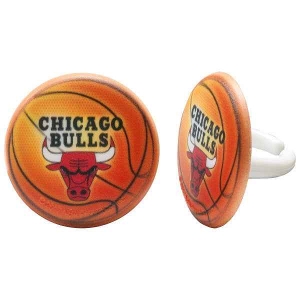 NBA Team Basketball Cupcake Rings - 144 ct