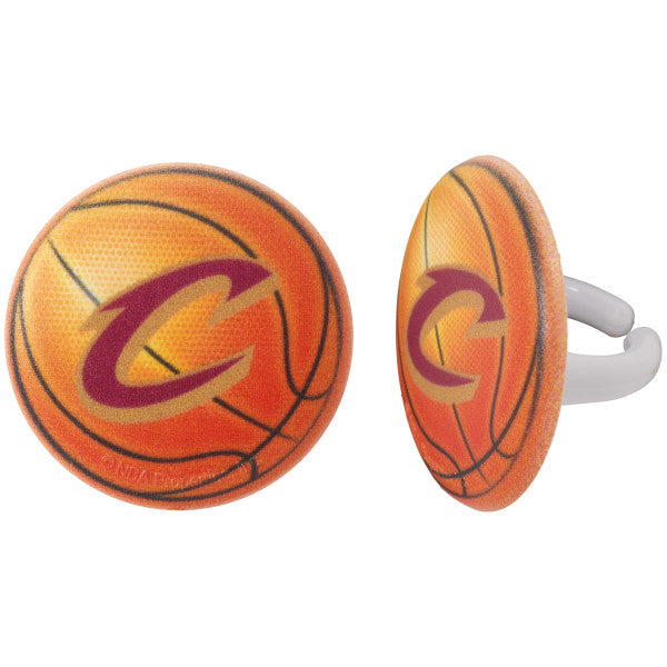 NBA Team Basketball Cupcake Rings - 144 ct