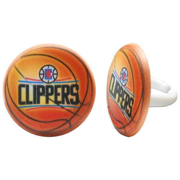 NBA Team Basketball Cupcake Rings - 144 ct