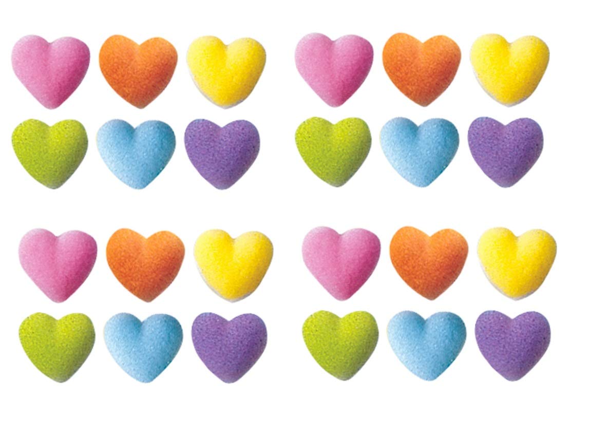 Oasis Supply, Edible Fun Shapes | Sugar Hand Painted Cake, Cupcake Toppers | Valentine's & Mother's Day Decorations
