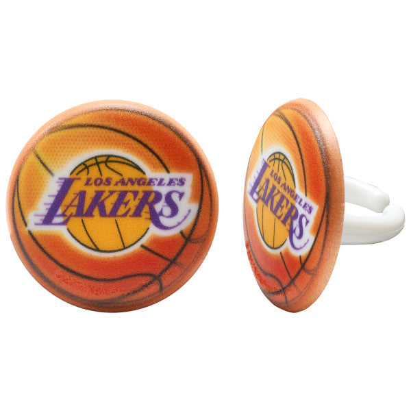 NBA Team Basketball Cupcake Rings - 144 ct