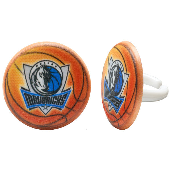 NBA Team Basketball Cupcake Rings - 144 ct