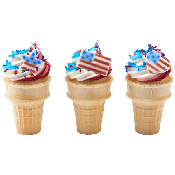 American Flag Assortment Dec-Ons® Decorations