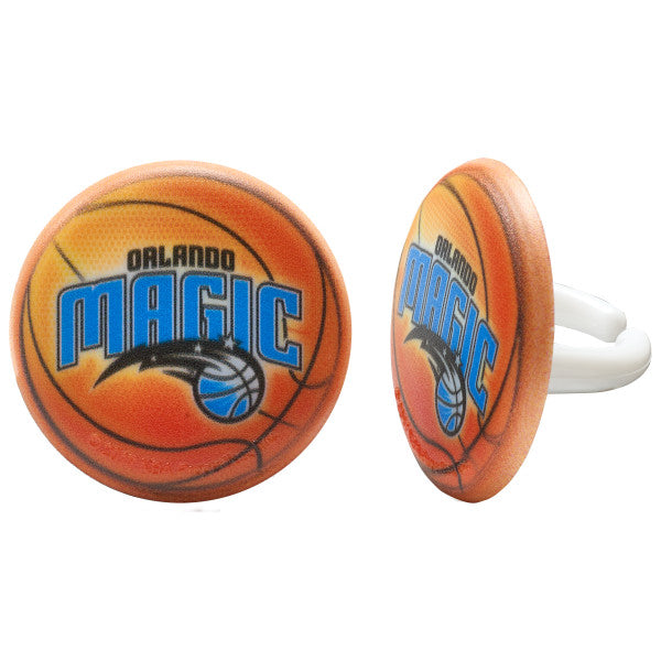 NBA Team Basketball Cupcake Rings - 144 ct