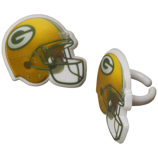 NFL Team Helmet Cupcake Rings - 144 ct