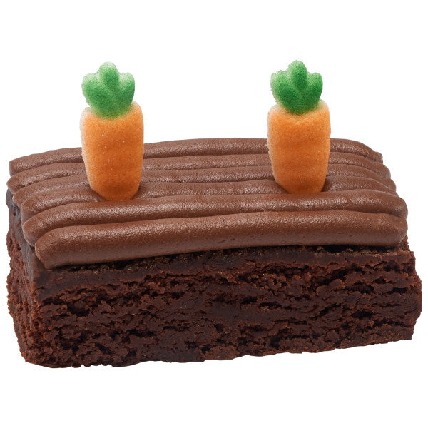 Medium Carrot Sugars, Molded Sugar