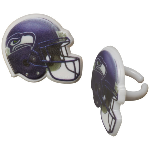 NFL Team Helmet Cupcake Rings - 144 ct