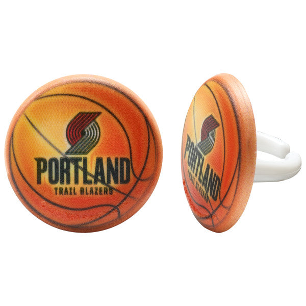 NBA Team Basketball Cupcake Rings - 144 ct