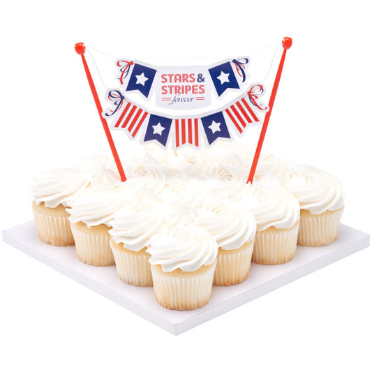 Stars and Stripes Forever Banner Banner Layon 6pcs