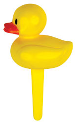 Oasis Supply 24 Count Ducky Cupcake Picks Cake Topper Decorations, Yellow