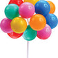 Medium Primary Balloon Clusters 7" Long *Available in 4, 12 and 36 counts*