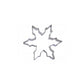 Cookie Cutter Snowflake 5" Tin