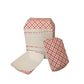 Disposable Red and White Checkered Paperboard Food Trays, Carnivals, Fairs, Festivals, and Picnics. Holds Nachos, Fries, etc. Eco Friendly, Holds .25 LB., Ct. 100 pcs