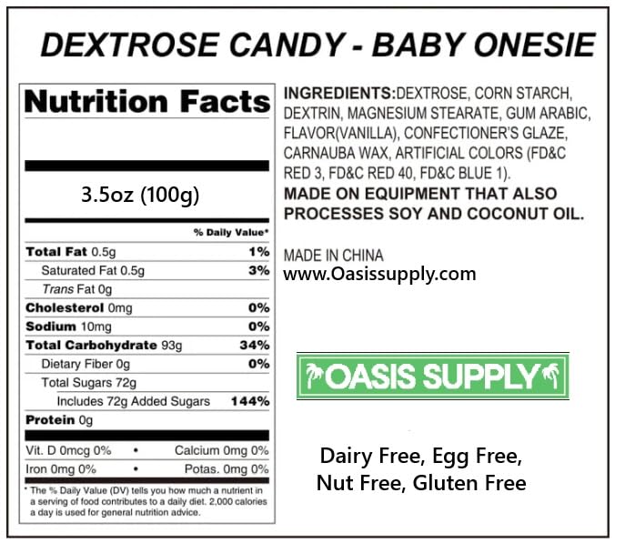 Oasis Supply Baby Shower Sprinkles & Sugar Shapes ? Edible Decorations for Cakes, Cupcakes, and Cookies ? Gender Reveal, Boy, Girl, and Neutral Party Baking Decorations (Baby Onesie - Pink & Blue)
