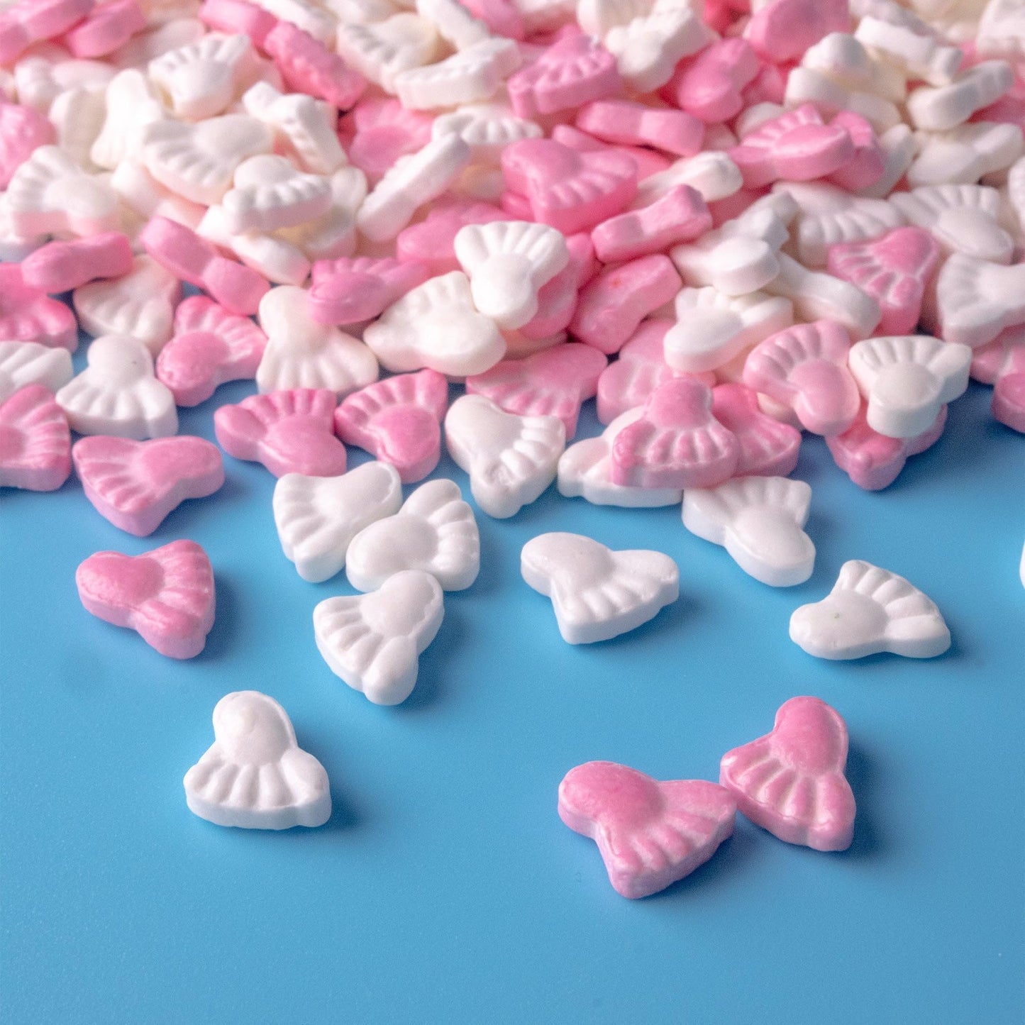 Oasis Supply Baby Shower Sprinkles & Sugar Shapes ? Edible Decorations for Cakes, Cupcakes, and Cookies ? Gender Reveal, Boy, Girl, and Neutral Party Baking Decorations (Baby Feet - Pink)