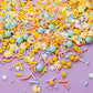 Oasis Supply Baby Shower Sprinkles & Sugar Shapes. Edible Decorations for Cakes, Cupcakes, and Cookies. Gender Reveal, Boy, Girl, and Neutral Party Baking Decorations (Ducky Mix - Assorted)
