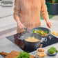 Berndes Balance Induction Enduro Cookware Set 4-Piece Aluminium Black