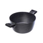 Moneta Etnea Sauce Pan, Casserole with 2 Handles, Stone Surface Non-Stick and Anti-Scratch Coating, Dishwasher Safe, 24 cm