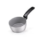 Moneta Innova Saucepan 1 m 16 cm, Natural FineGres Coating (NO PFAS), Also Suitable for Induction, 100% Made in Italy