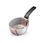 Moneta Innova Saucepan 1 m 16 cm, Natural FineGres Coating (NO PFAS), Also Suitable for Induction, 100% Made in Italy