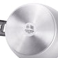 Moneta Innova Saucepan 2 m 24 cm, Natural FineGres Coating (NO PFAS), Also Suitable for Induction, 100% Made in Italy