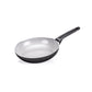 Moneta Futura Frying Pan ?24 cm, Natural FineGres Non-Stick Coating, Also Suitable for Induction Hobs, 100% Made in Italy