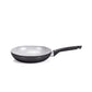 Moneta Futura Frying Pan ?24 cm, Natural FineGres Non-Stick Coating, Also Suitable for Induction Hobs, 100% Made in Italy