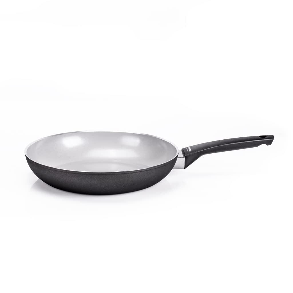 Moneta Futura padella 28 cm, natural rivestimento FineGres (NO PFAS), anche per induzione, Made in Italy