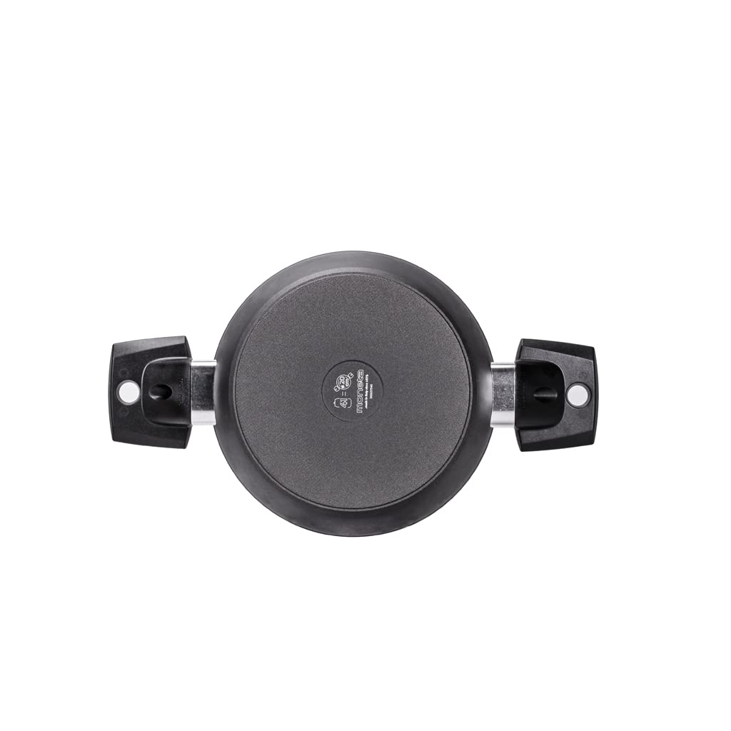 Moneta Futura Saucepan ?20 cm, Natural FineGres Non-Stick Coating, Also Suitable for Induction Hobs, 100% Made in Italy