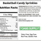 Oasis Supply Sports Ball Sprinkles, Basketball Shapes - 3 oz
