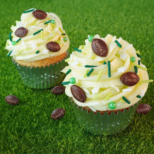 Oasis Supply Sports Ball Sprinkles, Football Shapes - 3 oz